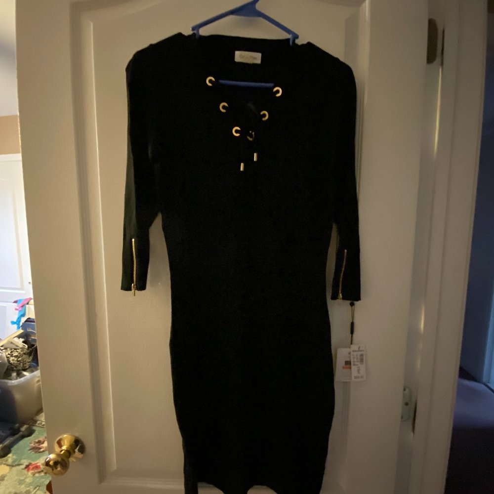 (NWT) Calvin Klein Black dress